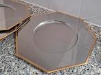 4 Piazza inox onderborden, Overige materialen, Gebruikt, Ophalen of Verzenden, Bord(en)