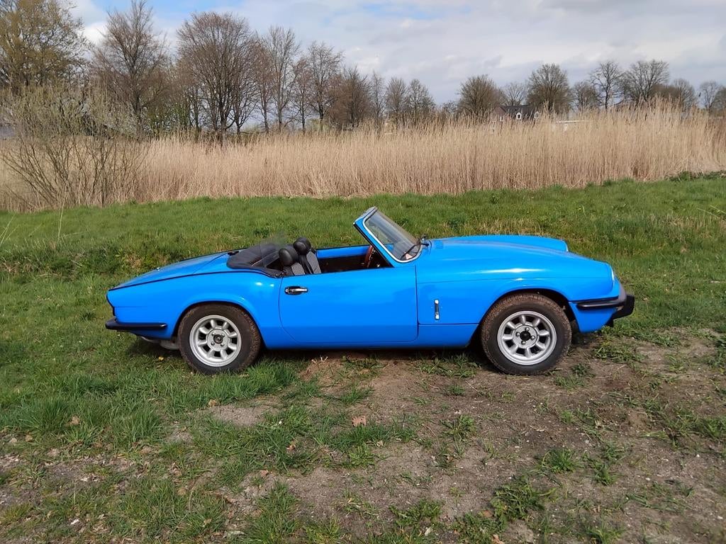 Triumph Spitfire 1.5 TC 1978 Blauw, Achterwielaandrijving, 4 cilinders, Cabriolet, Blauw