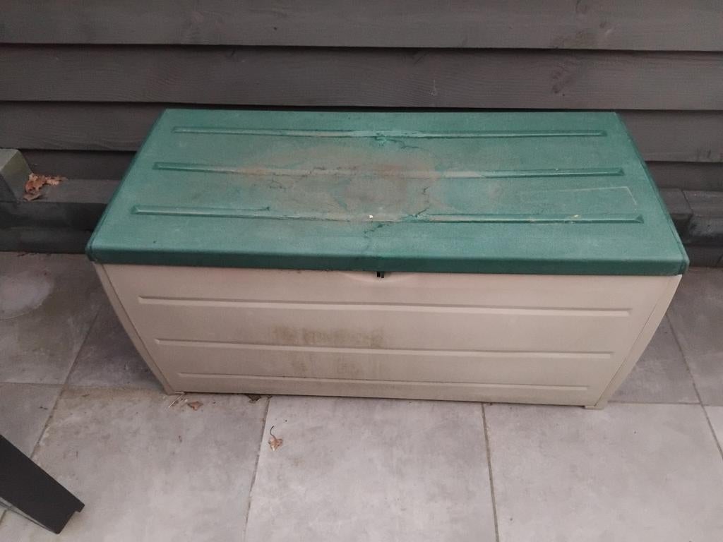 Tuinkussenbox opslag box tuinbox tuinkussens bak prijs 40, Ophalen of Verzenden, Kunststof, Overige typen