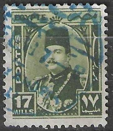 Egypte 1944/1946 - Yvert 230 - Koning Farouk (ST), Verzenden, Egypte, Gestempeld