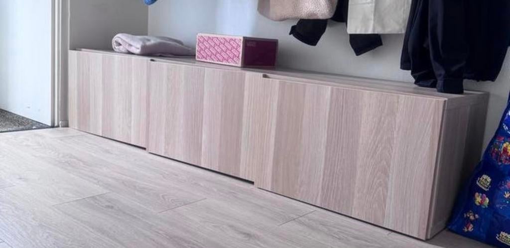 IKEA Besta tv meubel, Ophalen of Verzenden, Zo goed als nieuw, 200 cm of meer, Minder dan 100 cm