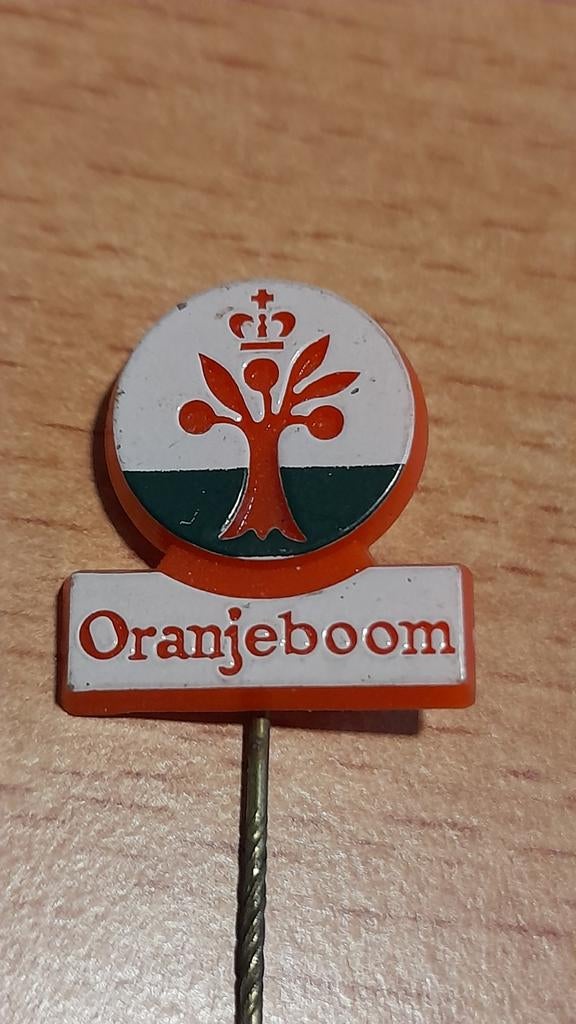 Vintage Oranjeboom speldje / pin, Verzenden, Gebruikt, Overige onderwerpen
