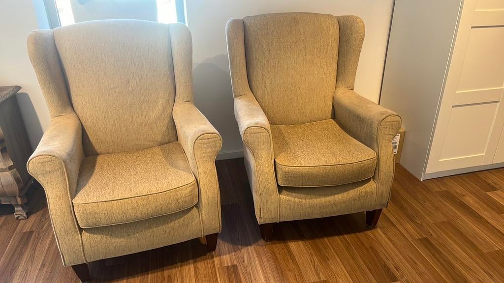 GRATIS!! 2 leuke fauteuils, Ophalen, Gebruikt, 75 tot 100 cm, Minder dan 50 cm