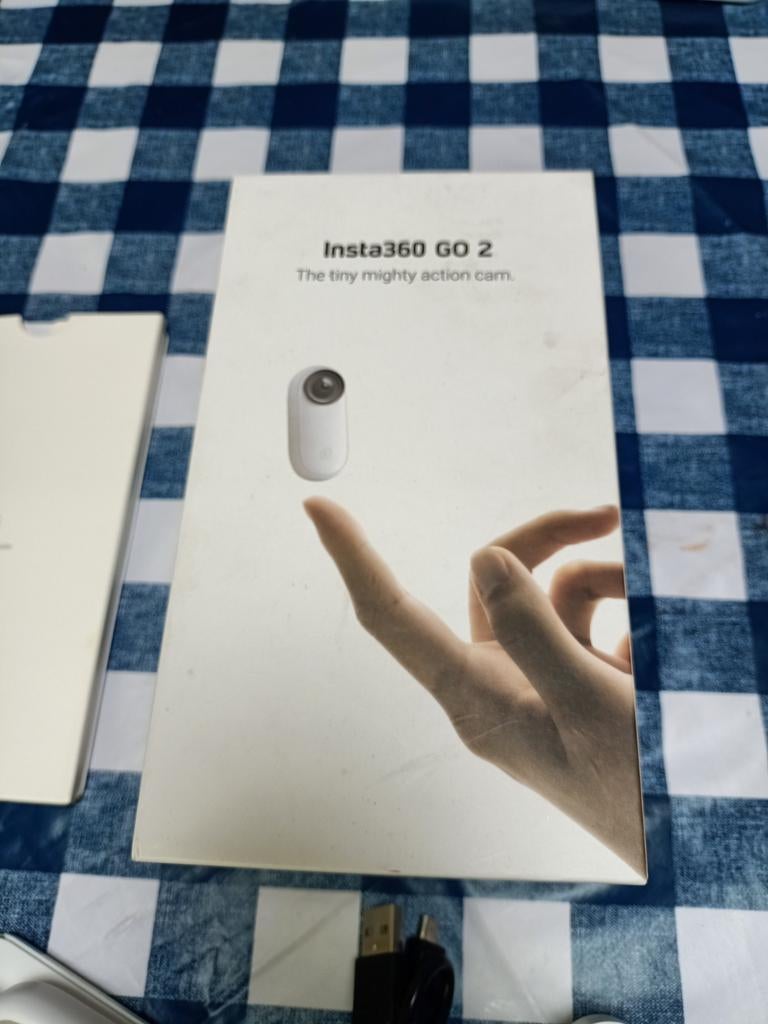 Insta 360 go 2 actiecamera + toebehoren., Audio, Tv en Foto, Actiecamera's, Ophalen of Verzenden, Zo goed als nieuw, Overige merken