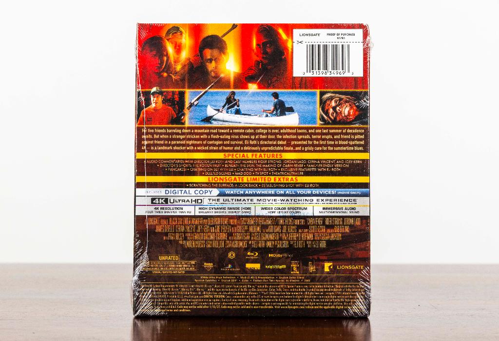 Cabin Fever 4K UHD + Blu-Ray STEELBOOK (US Import), Horror, -, -, Ophalen of Verzenden
