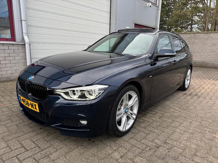 BMW 340I Touring AUT 2016 Blauw, Auto's, BMW, Bedrijf, 3-Serie, 360° camera, ABS, Achteruitrijcamera, Adaptieve lichten, Airbags