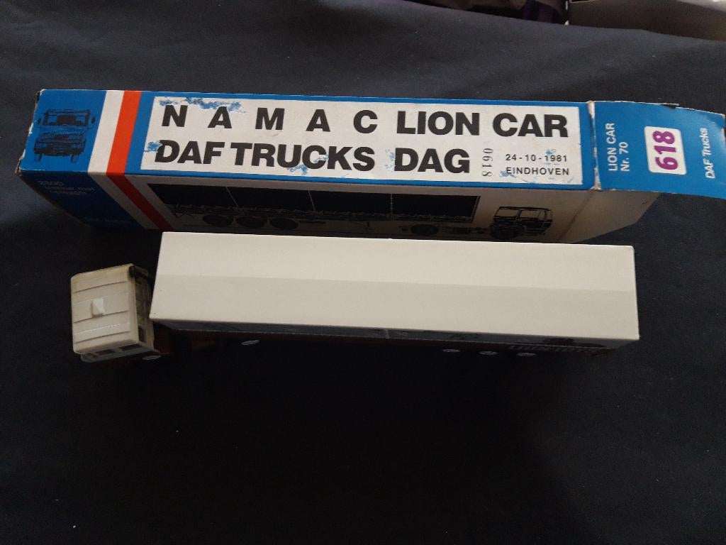 Lion Car Namac Jubileum model DAF 2800 LC70 uit 1981, Hobby en Vrije tijd, Modelauto's | 1:50, Ophalen of Verzenden, Zo goed als nieuw