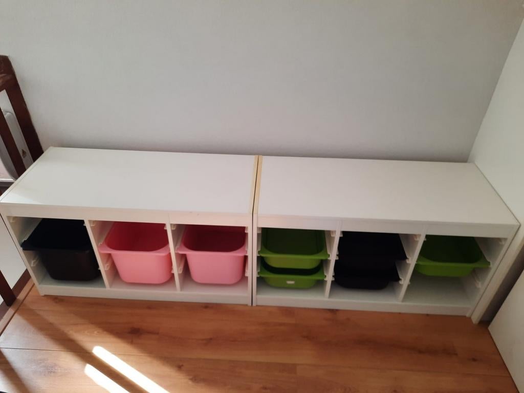 Handige opbergbakken voor heel veel speelgoed!, Kinderen en Baby's, Kinderkamer | Commodes en Kasten, Ophalen, Minder dan 50 cm