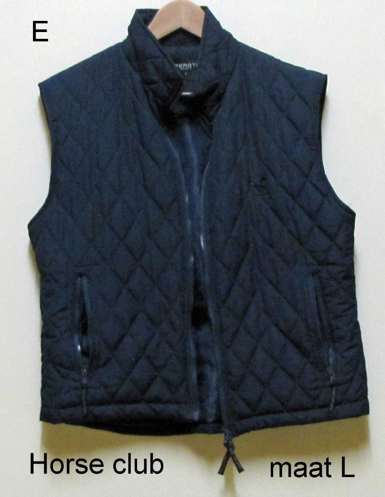 Bodywarmer L Blauw Horse Club, Ophalen of Verzenden, Zo goed als nieuw, Dames, Recreatie