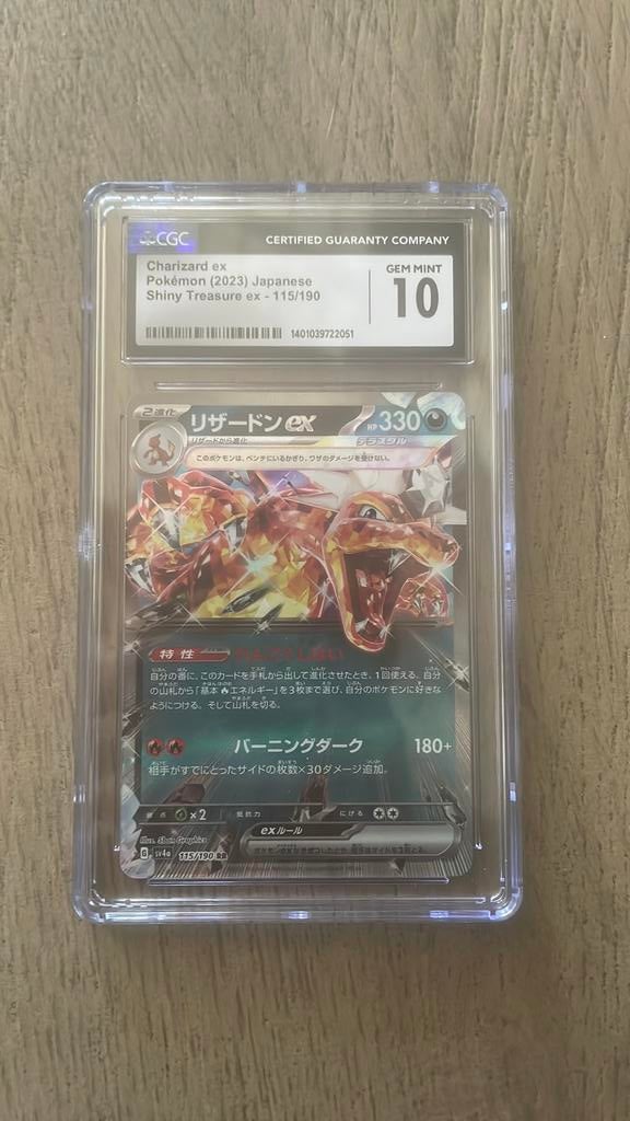 Charizard ex Psa 10, Ophalen of Verzenden, Zo goed als nieuw