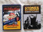 Rolling Stones 3dvd box plus dvd Shine a light tin case, Ophalen of Verzenden, Zo goed als nieuw, Poprock