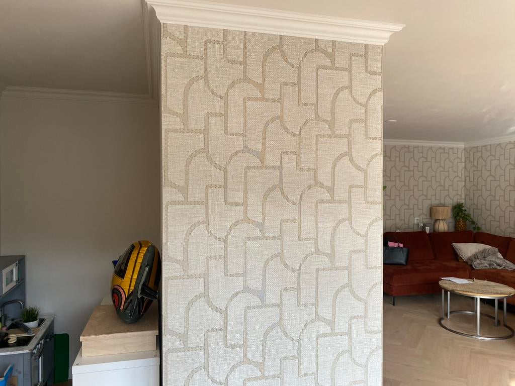 Arte behang grijs bruin patroon esparto iberico, Huis en Inrichting, Kasten | Kledingkasten, Nieuw, 200 cm of meer, 50 tot 100 cm