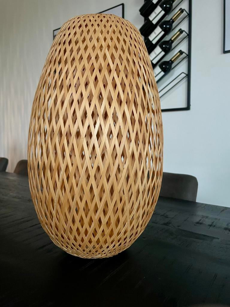 Ikea Böja bamboe lampenkap, Ophalen, Zo goed als nieuw, Minder dan 50 cm