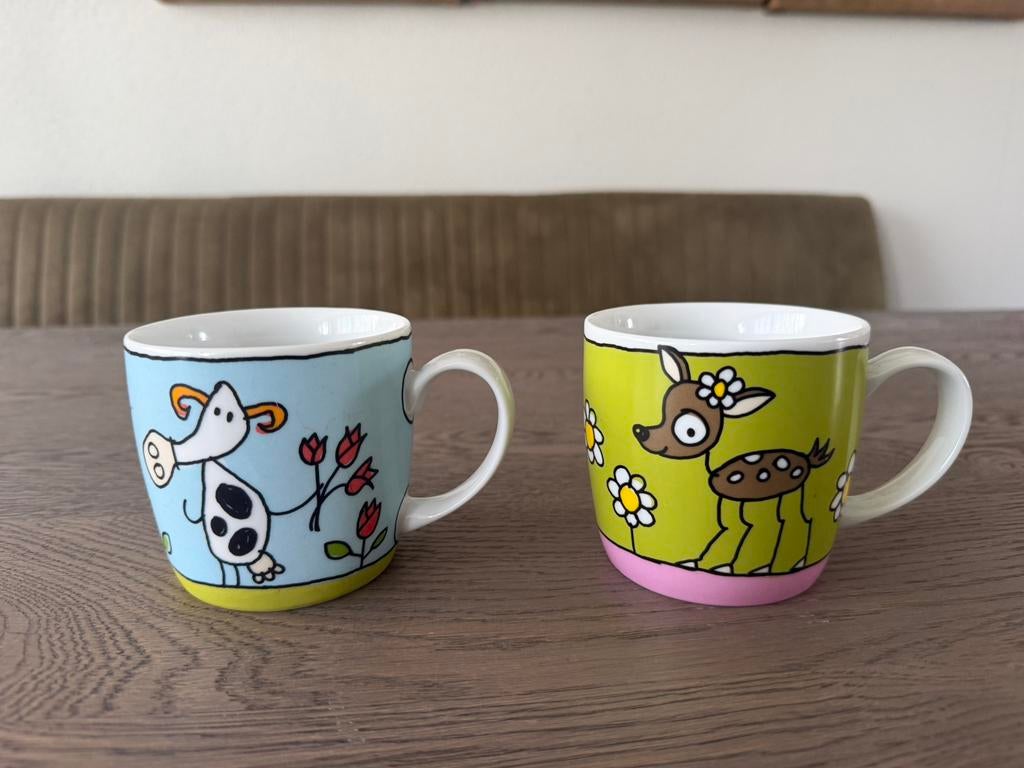 Babette Mokken, Huis en Inrichting, Keuken | Servies, Ophalen of Verzenden, Zo goed als nieuw, Overige stijlen, Kop(pen) en/of Schotel(s)