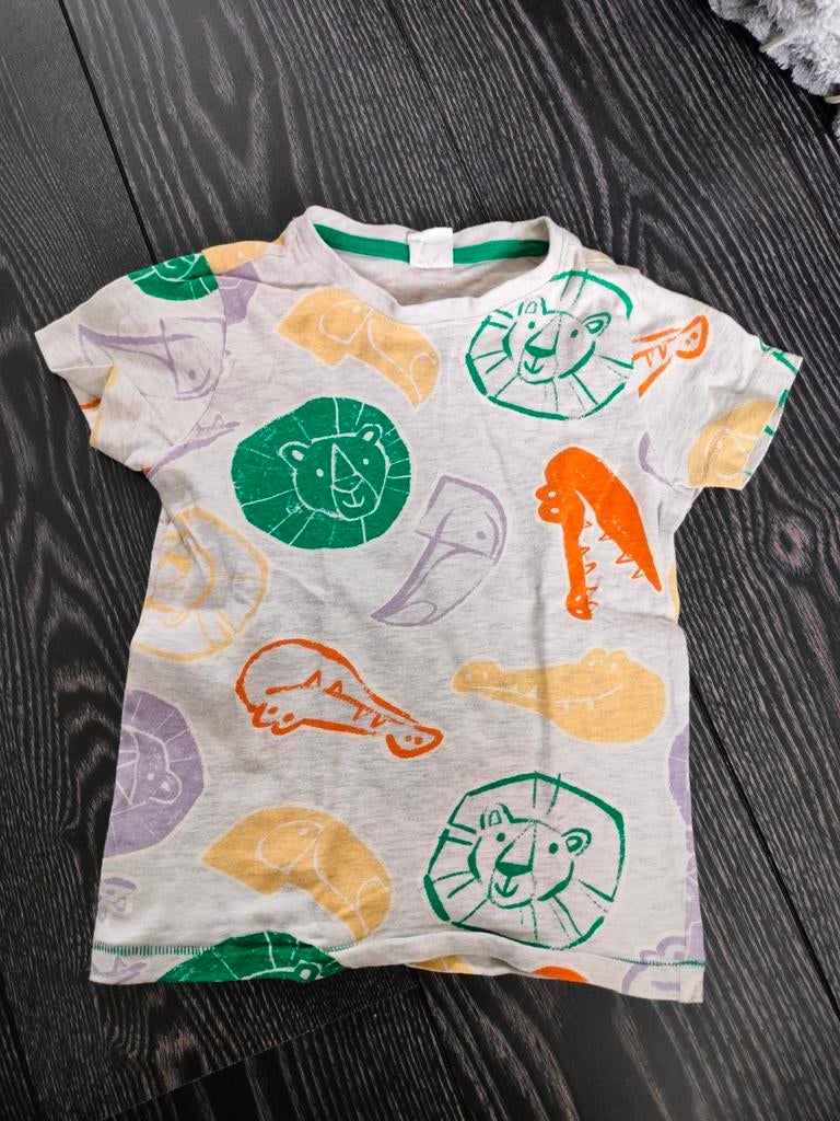 Shirt dieren Hema 98/104, Ophalen of Verzenden, Zo goed als nieuw, Shirt of Longsleeve, Hema