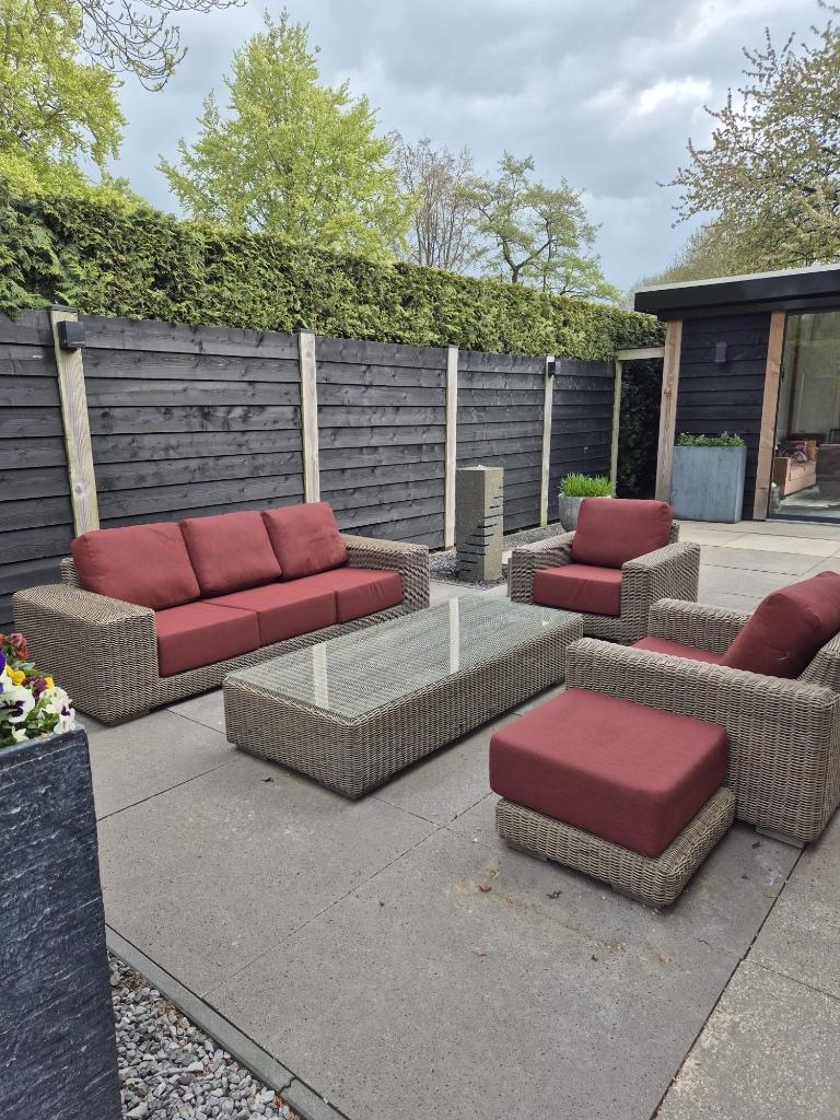 Mooie loungeset Kingston van 4 Seasons Outdoor, Ophalen, Gebruikt, 6 zitplaatsen, Loungeset