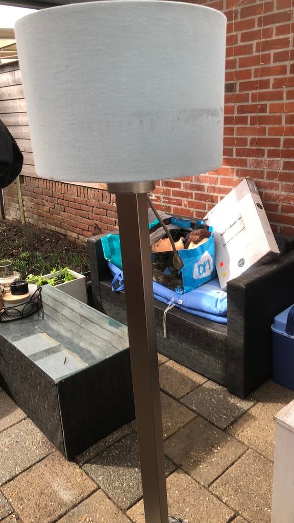Staan lamp gratis, Ophalen of Verzenden, Zo goed als nieuw, Minder dan 100 cm