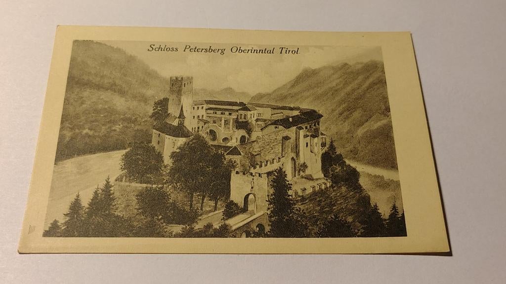 Oostenrijk Schloss Petersberg Oberinntal Tirol, Verzamelen, Ophalen of Verzenden, 1980 tot heden