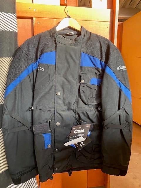 Motorjassen 4 seizoenen cima blauw zwart type Bora, Ophalen of Verzenden, Nieuw met kaartje, Jas | textiel