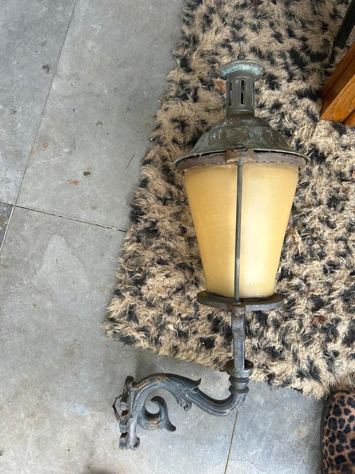Antieke Buitenlamp - Klassieke Wandlantaarn, Antiek en Kunst, Antiek | Lampen, Ophalen