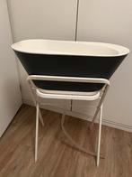 Hoppop babybadje met statief, stop en afvoerslang, Zo goed als nieuw, Badje, Standaard, Ophalen