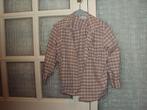 Breed blauw rood beige katoenen overhemd ADAMS mt 116 zgan, Overhemd of Blouse, Ophalen of Verzenden, Zo goed als nieuw, Adams