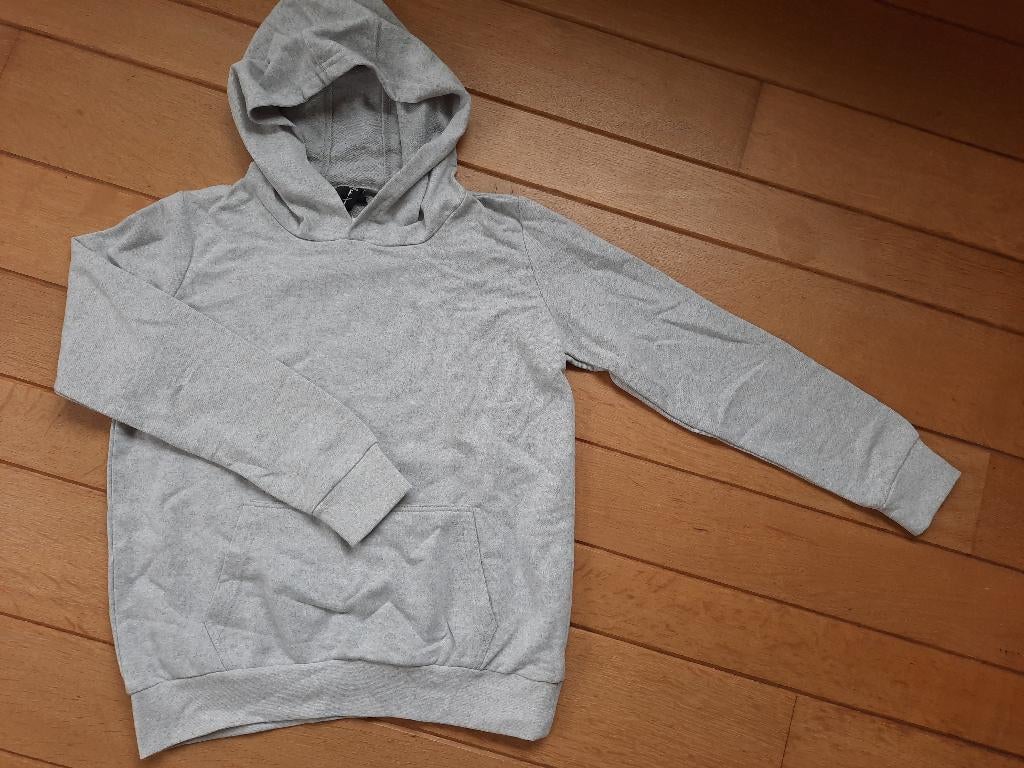 DeFacto sweater met capuchon licht grijs maar 146/152, Kinderen en Baby's, Kinderkleding | Maat 146, Trui of Vest, Ophalen of Verzenden