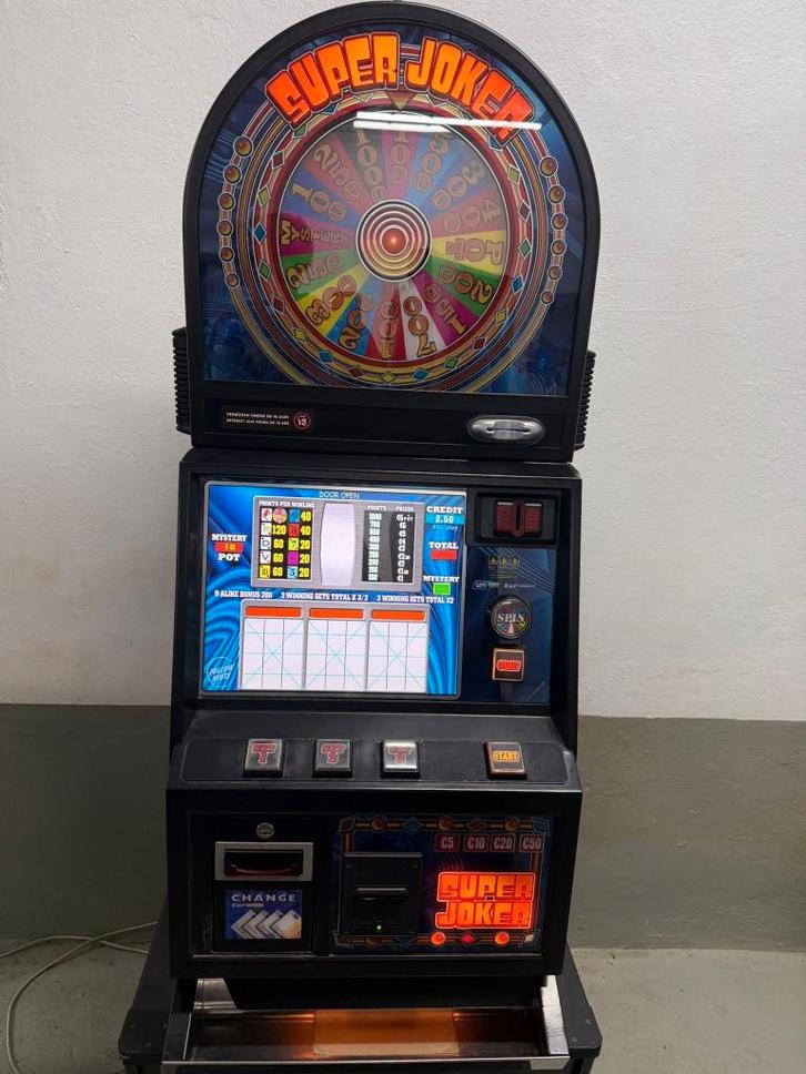 Super Joker Gokautomaat, Verzamelen, Automaten | Gokkasten en Fruitautomaten, Gebruikt, Euro, Met sleutels, Ophalen