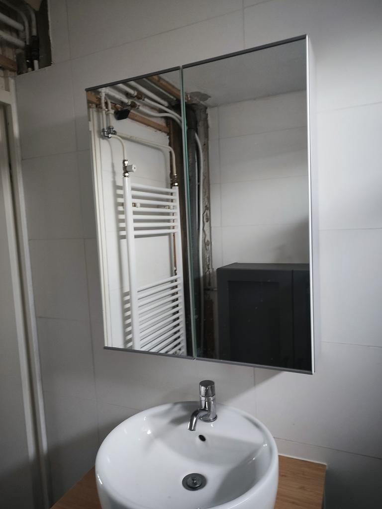 Compacte badkamermeubel set van de Ikea, Huis en Inrichting, Ophalen, (Half)hoge kast, Minder dan 50 cm, Minder dan 100 cm