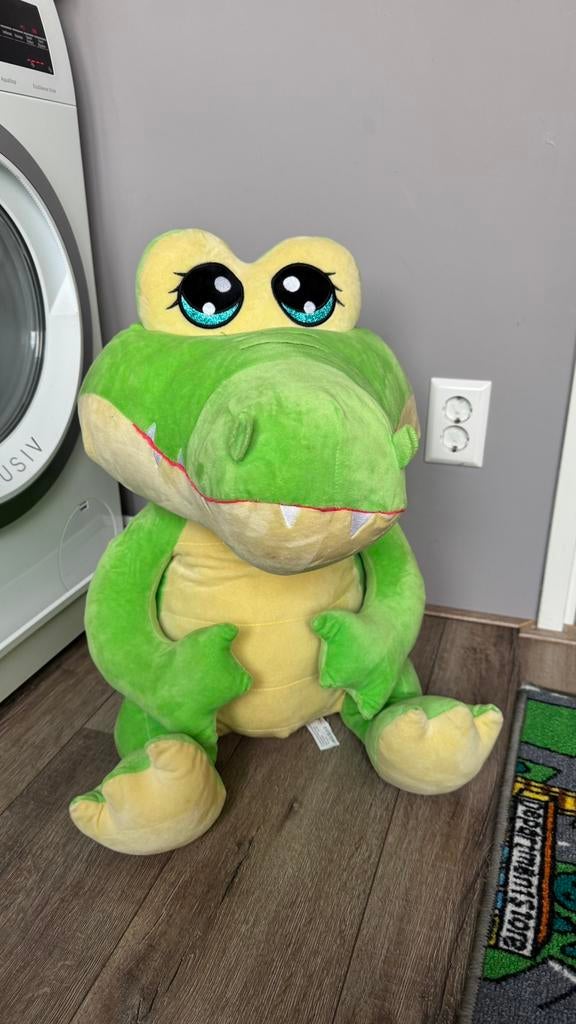 GRATIS knuffel krokodil 60cm, Kinderen en Baby's, Speelgoed | Knuffels en Pluche, Ophalen, Gebruikt, Overige typen
