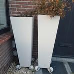 Mooie stevige puntgave buiten potten van smeedijzer., Ophalen, Rond, Minder dan 25 cm, Minder dan 40 cm