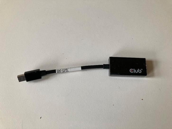 Club 3D Mini DisplayPort 1.2 to HDMI 2.0, Computers en Software, Monitoren, Zo goed als nieuw, 60 Hz of minder, DisplayPort, HDMI