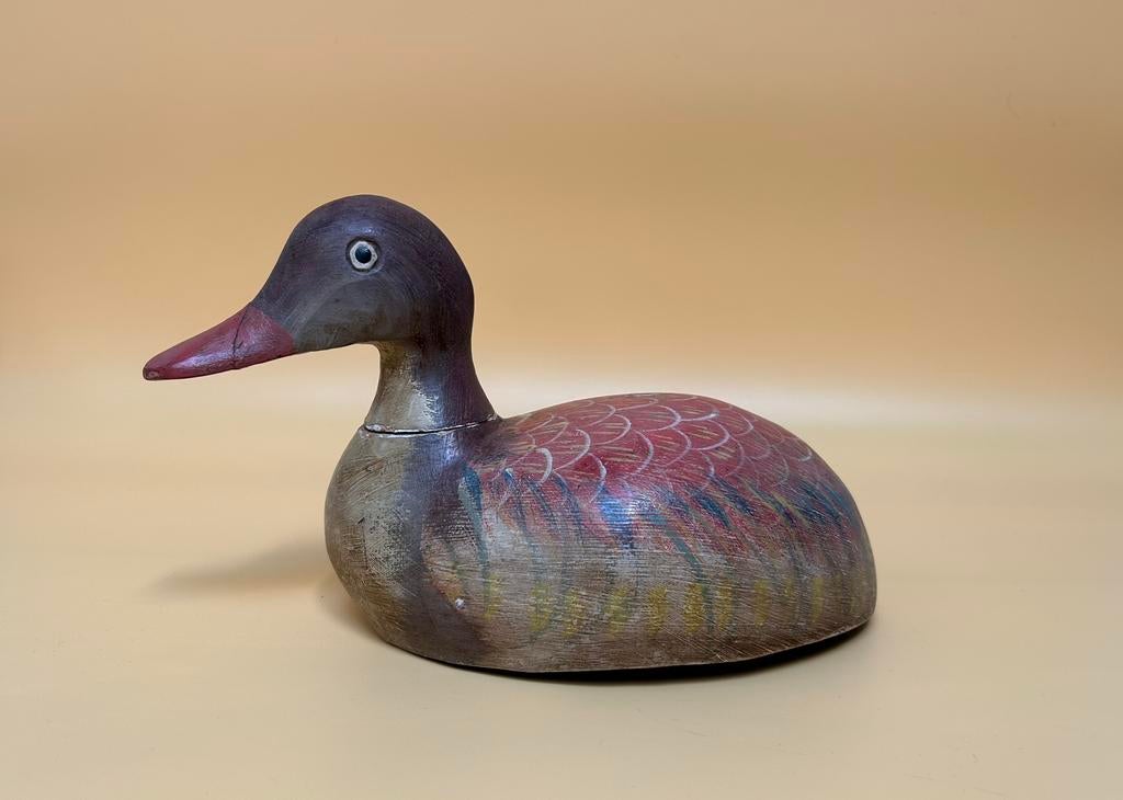 Antieke/vintage lokeend, Antiek en Kunst, Ophalen of Verzenden