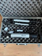 C-star telescoop in aluminium koffer met alle toebehoren, Gebruikt, Lenzentelescoop (refractor), Met statief, Ophalen of Verzenden