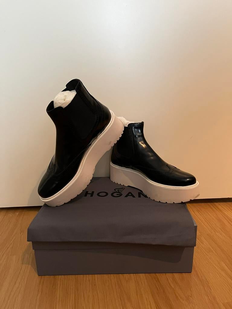 Hogan enkellaars, Kleding | Heren, Schoenen, Ophalen of Verzenden, Zo goed als nieuw, Zwart