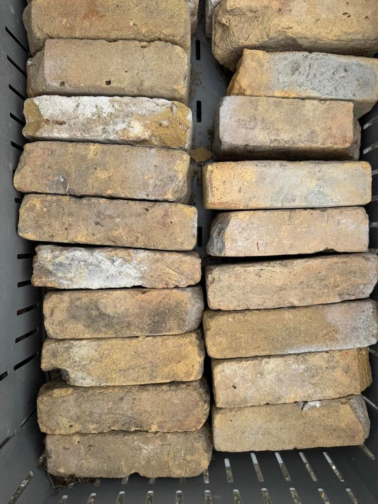 ijselsteentjes 1500 stuks, Doe-het-zelf en Verbouw, Metselstenen, Ophalen, Bakstenen