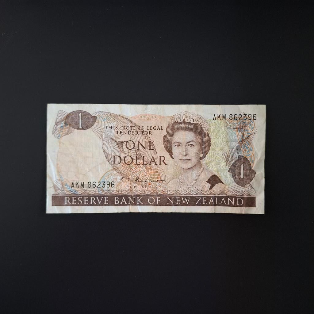 1 dollar Nieuw Zeeland #018, Postzegels en Munten, Bankbiljetten | Oceanië, Verzenden, Los biljet