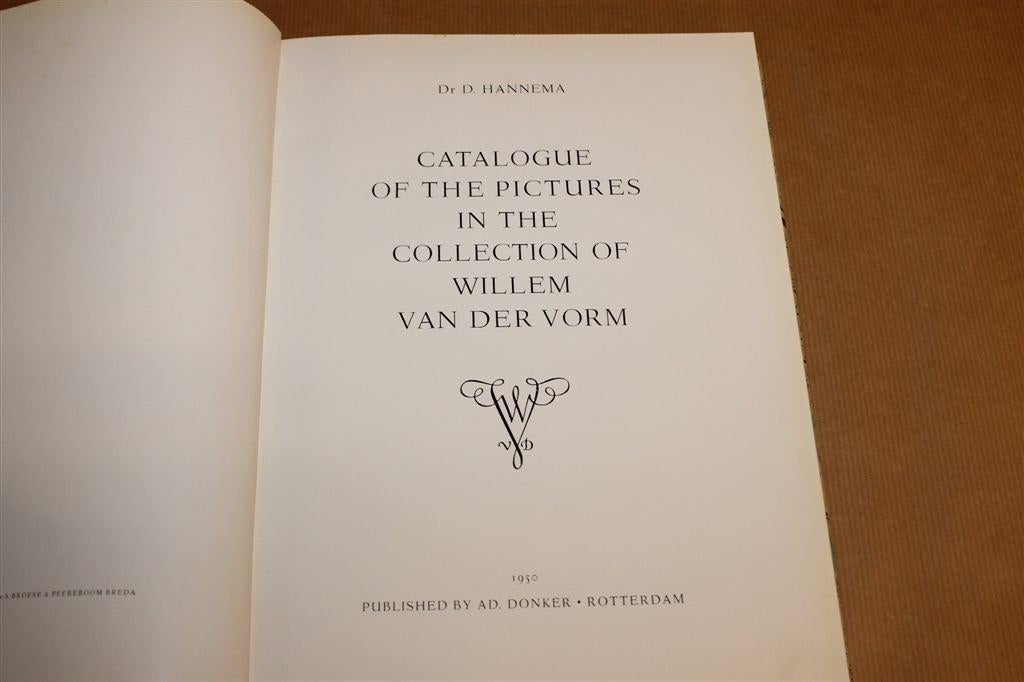 Vintage Kunstboek — Willem van der Vorm Collectie 1950 [EN], Boeken, Kunst en Cultuur | Beeldend, Ophalen of Verzenden, Gelezen