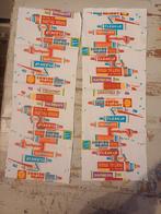 2 lapjes stevige katoen met tandpasta print, Ophalen of Verzenden