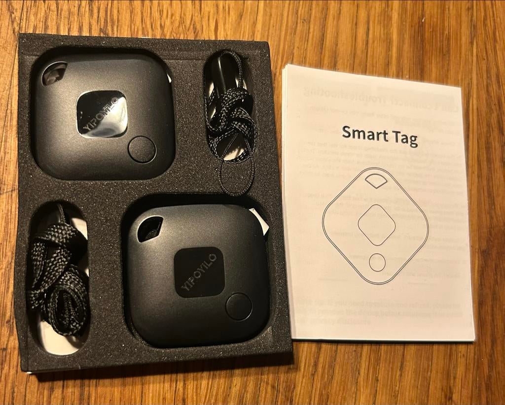 Smart Tag , Yipoyilo- Werkt met Apple Find My (2 stuks), Ophalen of Verzenden, Nieuw