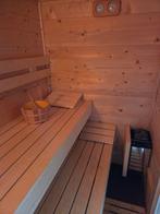 Finse sauna - 220x143x210 -, Sport en Fitness, Sauna, Ophalen of Verzenden, Gebruikt, Fins of Traditioneel, Complete sauna