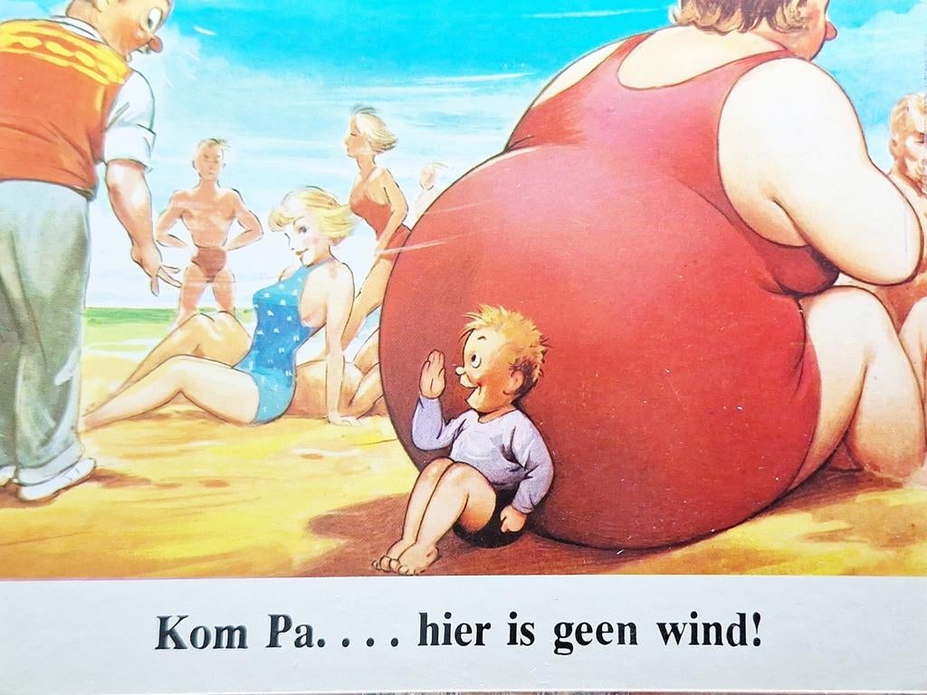 Vintage Ansichtkaart Humor, Zandvoort, Ophalen of Verzenden, Noord-Holland
