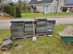 Tuintegels 60x60 donker, Tuin en Terras, Ophalen of Verzenden, Zo goed als nieuw, Beton, Terrastegels