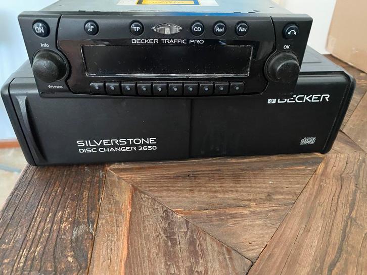 Becker Traffic Pro &  cd changer.(zie omschrijving)., Auto diversen, Autoradio's, Zo goed als nieuw, Ophalen of Verzenden