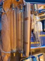 2 Oude Heldere Philinea 100W Bajonet Lampen, Ophalen of Verzenden, Gebruikt, Vintage
