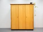 Vintage kledingkast | Geel/Zwart | Jaren '70, Huis en Inrichting, Kasten | Kledingkasten, Ophalen, Met deur(en), Gebruikt, .
