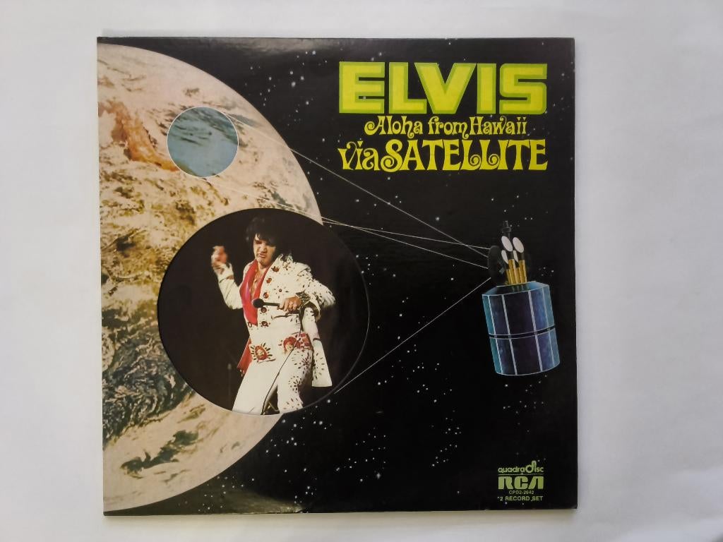 Vinyl dubbel LP Elvis Aloha from Hawaii, Originele persing, Ophalen of Verzenden, 12 inch, 1970 - 1979