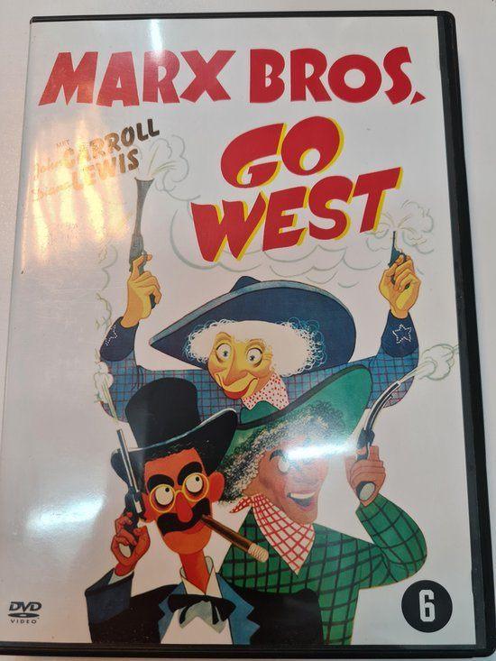 Marx Brothers - Go West - 1940, Cd's en Dvd's, Dvd's | Klassiekers, Zo goed als nieuw, Komedie, 1940 tot 1960, Alle leeftijden