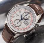 Paul Picot gentleman 42mm, Leer, Staal, Polshorloge, Nieuw