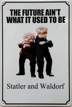 Muppets Statler en Waldorf future reclamebord van metaal